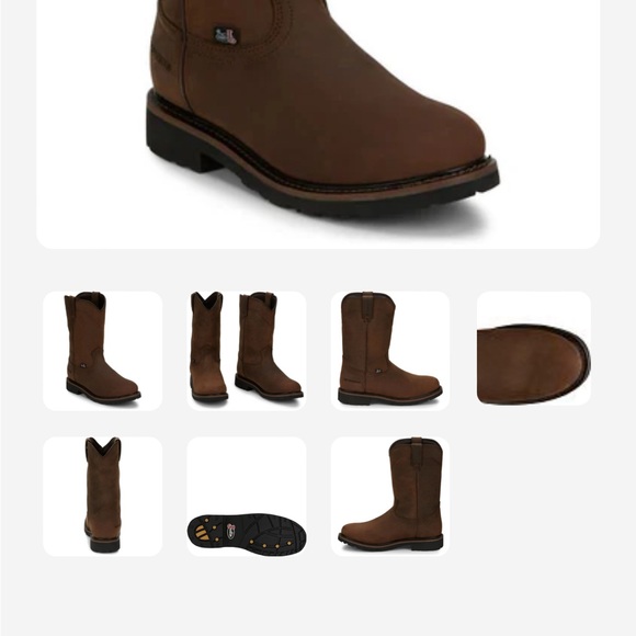 SE4960 - Justin Drywall 10"
Waterproof Work Boot Size 10D - Picture 12 of 14